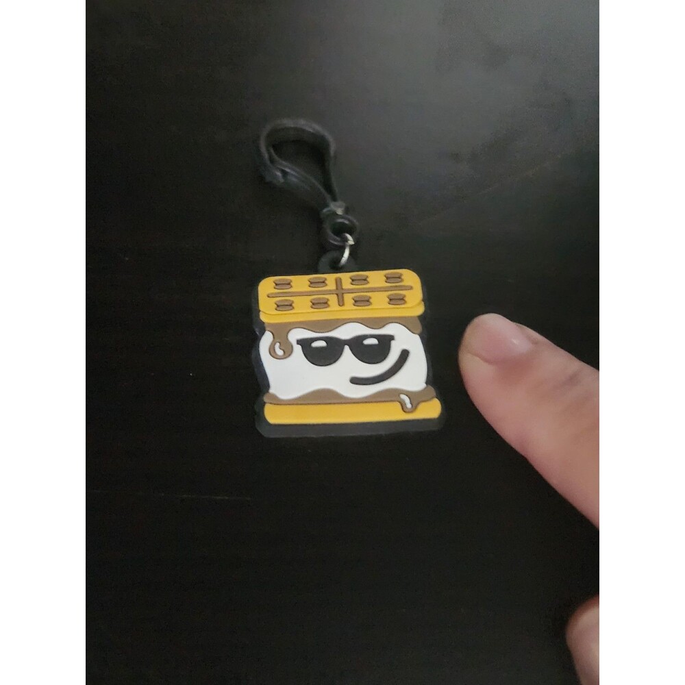 S'mores Keychain Rubber